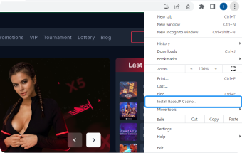 raceupcasino app